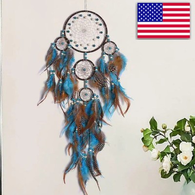 Feather Dream Catcher Handmade Native American Dream Catchers Boho Wall Hanging