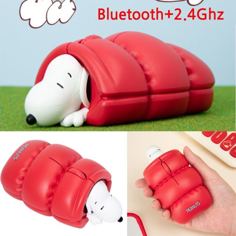 PEANUTS Snoopy Figure Bluetooth Wireless Mouse(FREE Shipping)