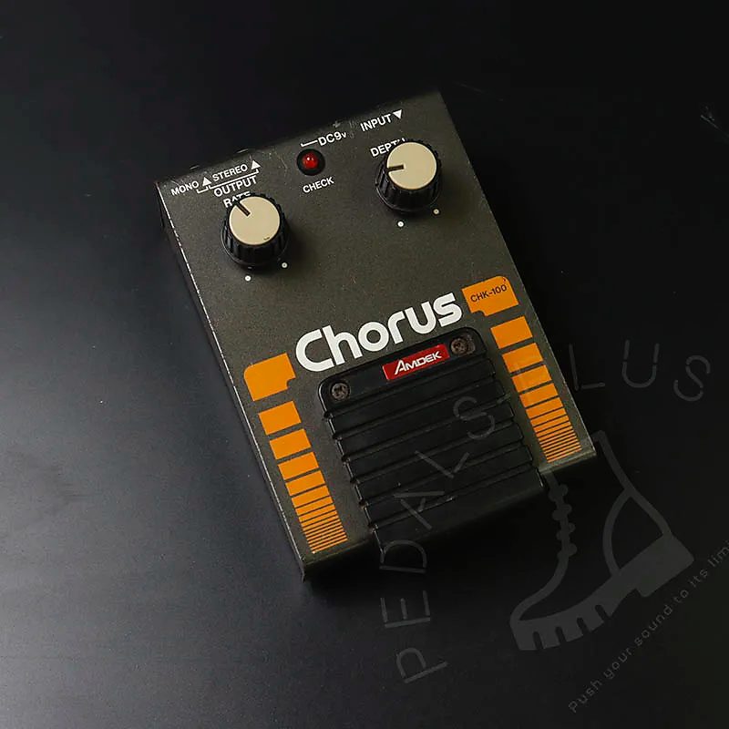 ギター AMDEK CHK-100 Chorus P&B Pedal Tones - AMDEK CHK-100 Chorus - YouTube