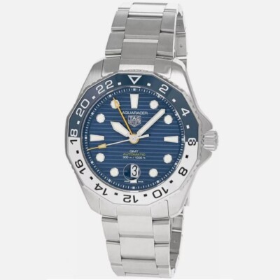 TAG Heuer Aquaracer Pro 300 GMT Blue Dial Steel 43 mm Men's Watch WBP2010.BA0632