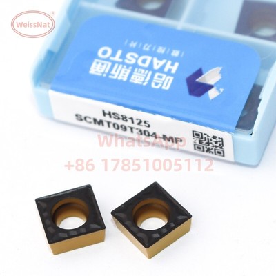 HADSTO SCMT09T304-MP HS8125 Carbide Inserts 10PCS SCMT Inserts NEW