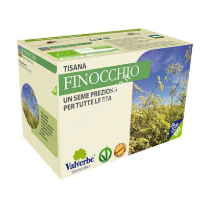 Finocchio puro 20 filtri - Valverbe Tisana biologica
