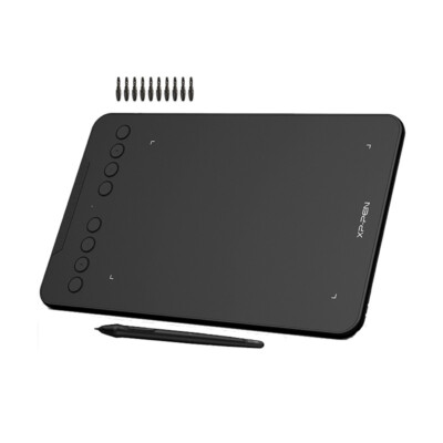 XP-Pen Deco mini7 Graphics Drawing Tablet Board Battery-free Stylus 8192 Levels