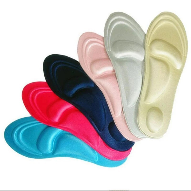 4D Stretch Breathable Deodorant Running Cushion Insoles For Feet Man Women Insol