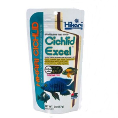 Hikari Cichlid Excel mini medium pellets floating tropical fish food for African