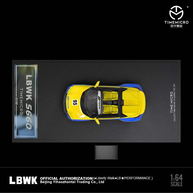 TIME MICRO 1:64 Honda S660 Spoon Low / High Tail Diecast