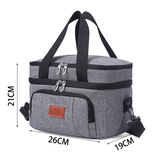 24L Insulated Cooling Picnic Travel Camping Cooler Bag Lunch Foods Ice Drink LK