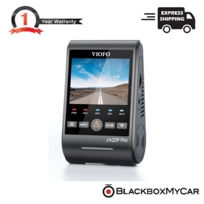 VIOFO A229 PRO 1CH 4K Front Dashcam with WiFi, GPS, and Sony STARVIS 2