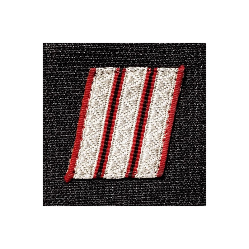 Galon Poitrine Sergent Chef Souple Sapeur Pompier Sur Scratch Neuf Grade Sch