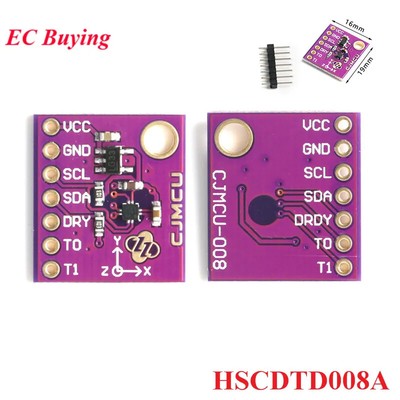 3-Axis Magnetometer Compass Module, HSCDTD008A, IIC/I2C Interface, CJMCU-008