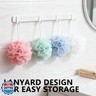Shower Loofah Sponge for Men Women Loofah Exfoliating Body Scrubber 4 Color Mesh Shower Pouf Balls for Body Wash