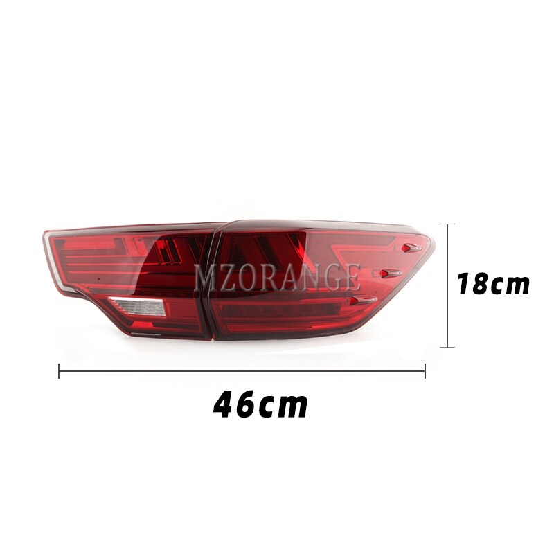 For Toyota Highlander 2014-2019 LED Tail Light Rear Lamp Brake Dynamic Taillight
