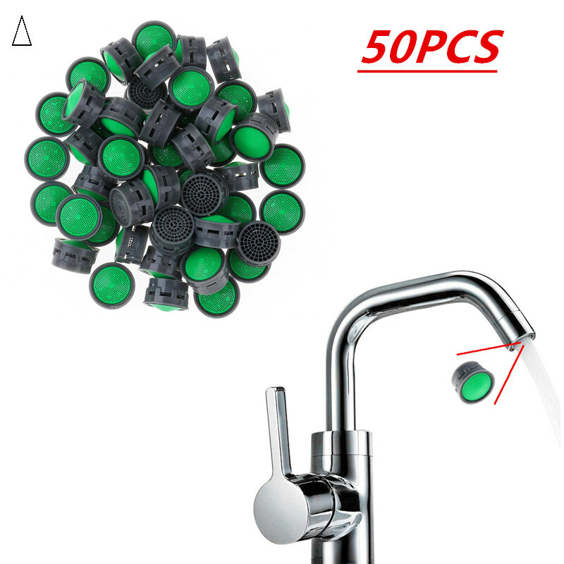 50x Kitchen Faucet Filters Bubbler Water Tap Flow Restrictor Insert Sink Aerator