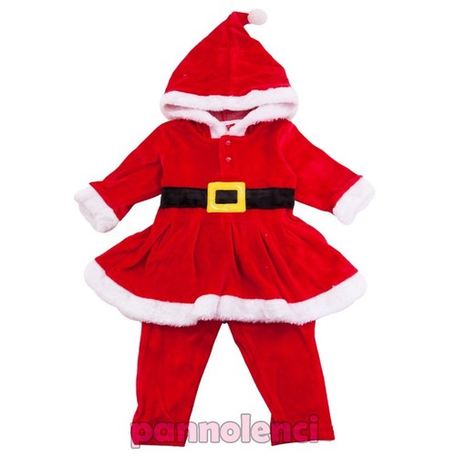 Ensemble Fille Bebe Fille Robe A Capuche Pere Noel Pantalon Neuf Fc191 Ebay