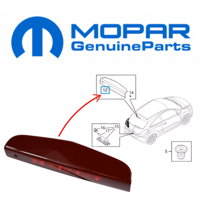 Original Mopar Tercera Puerta Luz de Freno para Opel Corsa D E  06-19 13186347