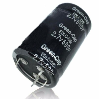 1/2/6/10pcs Black 2.7V Farad Capacitor 500F 35*60MM Super 2.7V 500F Capacitor