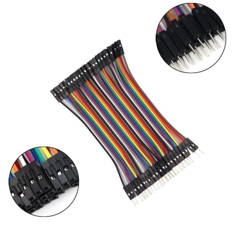 1x 10cm 40Pin Dupont Kabel Jumper Steckbrett Kabel Stecker-Buchse Arduino