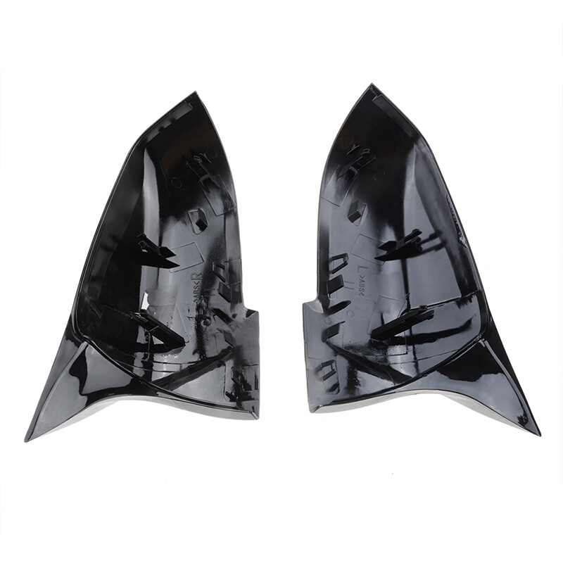 2x Black M3 Style Mirror Cover Caps For BMW F30 F31 320i 328i 330i 335i 340i