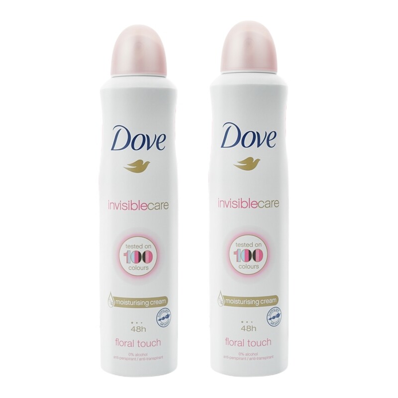Dove Invisible Care Antiperspirant Body Spray Floral Touch 250ML 48 H Protection