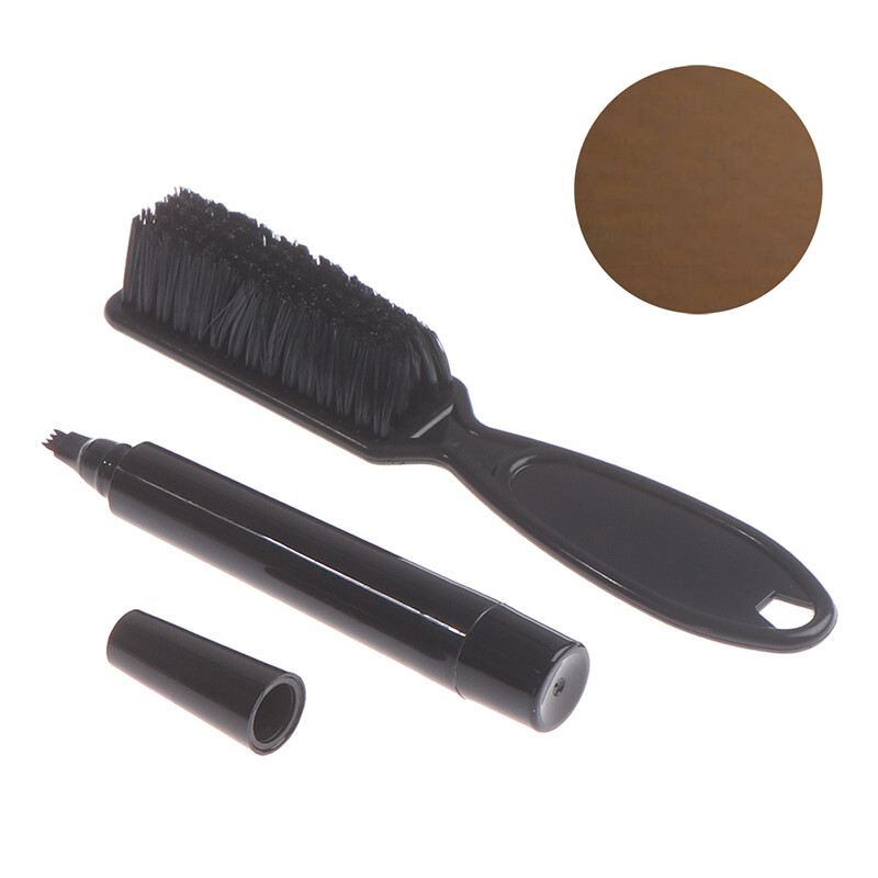 Beard Pen Beard Filler Pencil And Brush Beard Enhancer Waterproof MoustacheP-AA