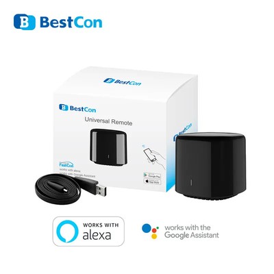 RM4 Mini Universal Wifi IR Mini Remote Control Compatible Alexa Google Assistant