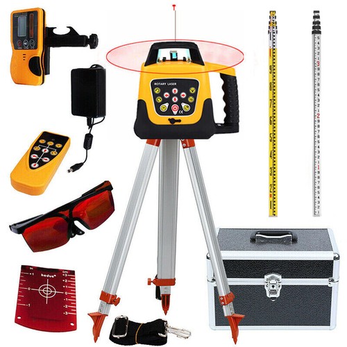 500m Self-leveling Red Laser Level 360 Rotating Rotary with 