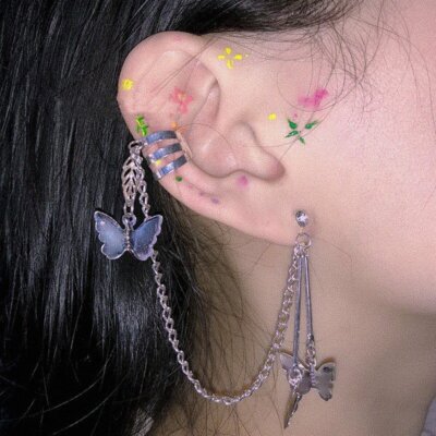 Fashion Long Tassel Zircon Crystal Earrings Stud Pearl Drop Dangle Women Jewelry