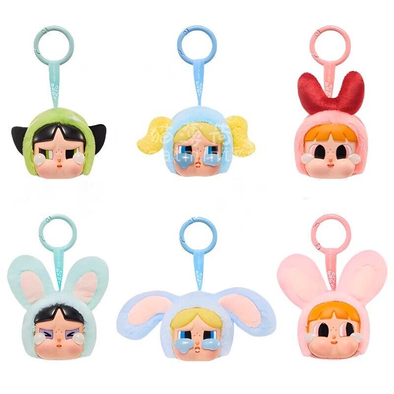 POPMART CRYBABY Sad Club Series Plush Doll Keychain Crybaby