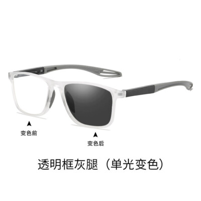 Mens TR90 color-changing Light Square Reading Glasses Sport Lightweight 1-4 New