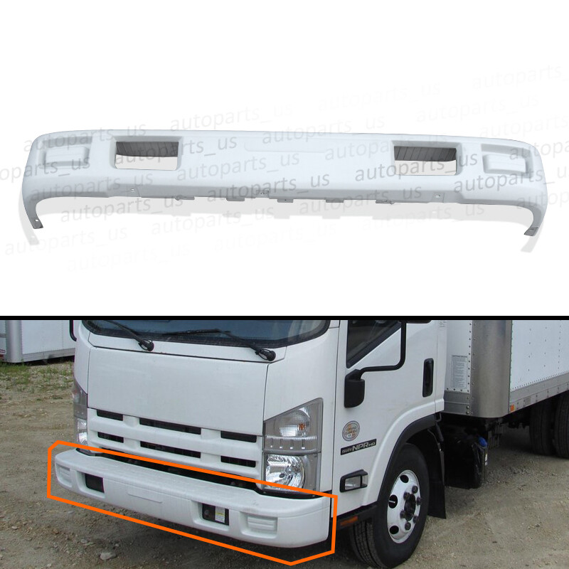 2008-2023 Isuzu NPR-HD NRR NQR Front Bumper Center | White