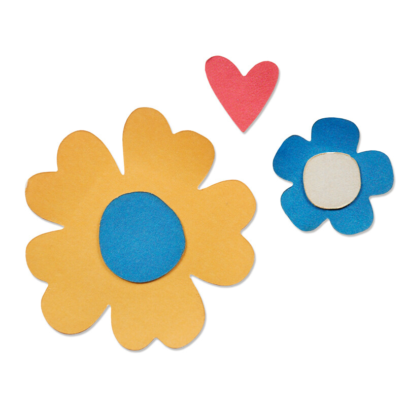 Sizzix Thinlits Stanzer Set 5tlg - Woodland Flower by Craft Asylum