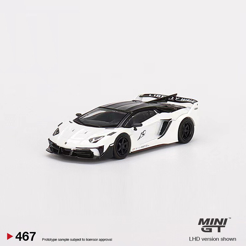 MINI GT 1:64 Model Car Lambor Aventador GT EVO Silhouette WORKS