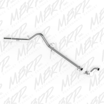 MBRP 4" Filter Back Single Side Exit Exhaust for 08-10 Ford 6.4L F250/350/450