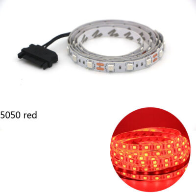 LED Strip 5050 RGB tape Light PC Sata Computer Case Full Kit RF Remote Control