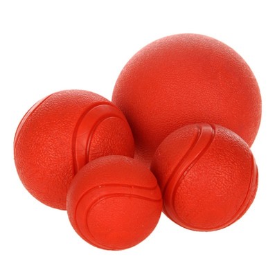 Dog Fetch Bite Toys Safety Solid Rubber Pet Dog Cat Toy Training Chew Play Balls