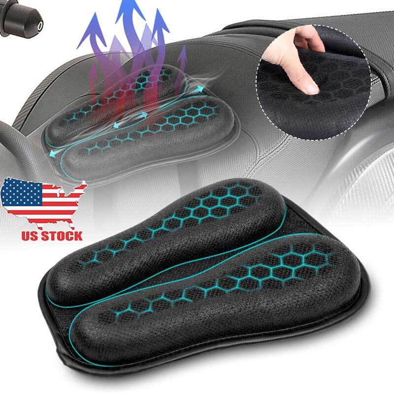 Motorcycle Gel Seat Cushion Cover Comfort Pillow Pad Pressure Relief Universal