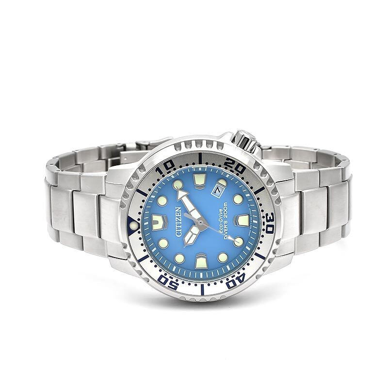 Pre-owned Citizen Bn0165-55l Promaster Marine Series Eco Drive Watch /new From Japan