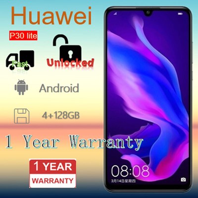 New Huawei P30 Lite 4+128GB Unlocked Android Smartphone -  Free Shipping