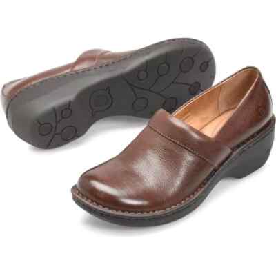 Women's Born Toby Duo Clog, Brown (Cognac), sz 7M