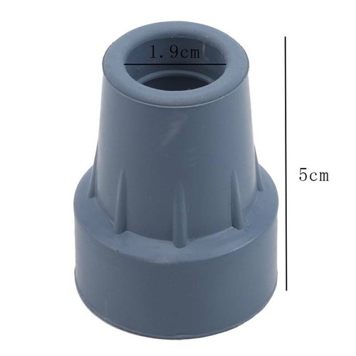 Walking Stick Cane Crutch Rubber Pad Heavy Duty Ferrule End Bottom 19mm KV