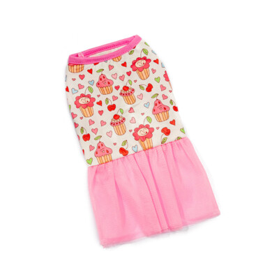 Dog Skirt Pet Dress Cotton Small Dog Princess Dress Chihuahua Puppy Cat Clothes