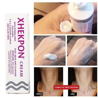 Xhekpon crema face and neck wrinkle smooth whitening firming cream 40ml~New^^