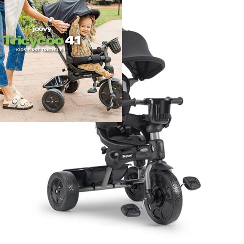 Joovy Tricycoo 4.1 Kids Tricycle with 4-Stages Featuring Ext