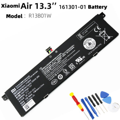  Original R13B02W R13B01W Battery For Xiaomi Mi Air 13.3'' Series Tablet R13B02W 