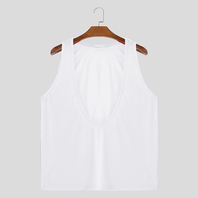 men-deep-uneck-sports-vest-top-sexy-casual-sleeveless-tshirt-blouse-top-summer
