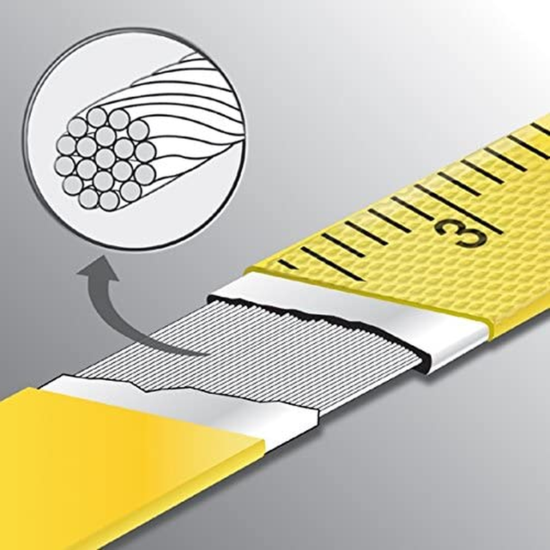 6633 Open Reel Fiberglass Tape Measure, 300-Feet, Yellow