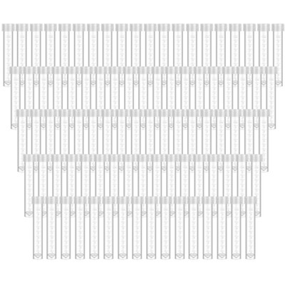 1X(100 Pcs Petits Tubes de Stockage Couvercles Flacon Joint Bouchon Récipie6852