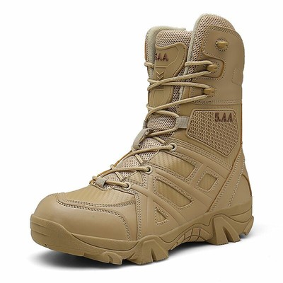 Botas De Trabajo Para Hombre Militares Resistentes Al Desgaste Impermeable Duras