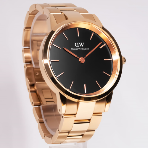 Daniel Wellington Unisex Watch DW00100344 Iconic Link Rose Gold 40mm