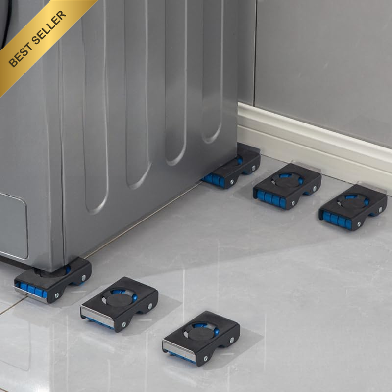 Furniture Movable Bracket with Locking Wheels - Anti-Slip Anti-Vibration Pad for
